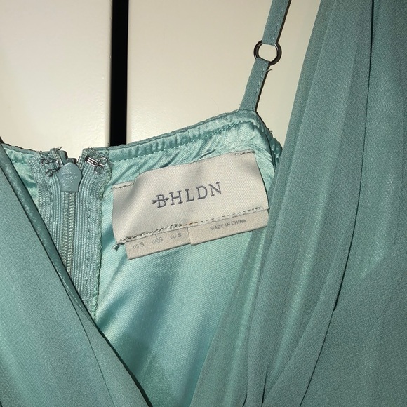 Anthropologie BHLDN Moss Colored Bridesmaid Dress - Picture 5 of 6